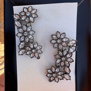 Betsey Johnson Vintage Crystal Earrings